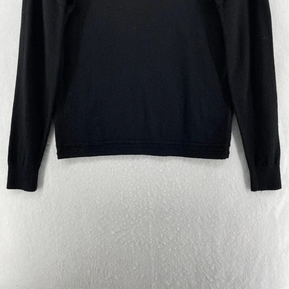 Vineyard Vines Sweater Women's Sz XS Black Knitted Drop Shoulder Sleeve Pullover - Picture 7 of 11